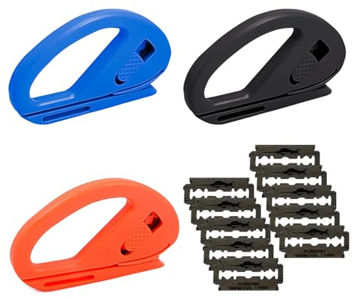 BRITIVIVE Geschenkpapier Schneider 3 Stück Wrapping Paper Cutter Gift Wrap Cutter für Weihnachten Paper Roll Cutter für Geschenkverpackung Geburtstag Halloween Party