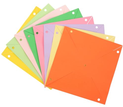 BESPORTBLE 8 Piezas de Molinillos de Viento de Papel para Colorear, Rotativos Plástico, Mejora la Habilidad Manual, Obsequio Adecuado para Niños Color Aleatorio