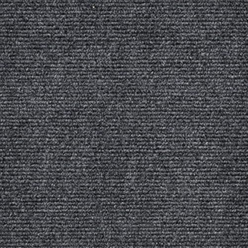 Juego de 10 azulejos de moqueta de 50 x 50 cm, autoadhesivos, 2,5 m², con cubierta posterior, para vivienda, comercio, oficina, casa, dormitorio, gris oscuro