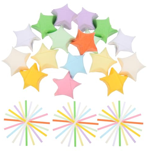 Hemobllo 1030fogli Strisce Di Carta Stellata Per Ragazzo Ragazza Studenti Decorazione Di Festa Strisce Di Carta Forma Di Catena Decorativa
