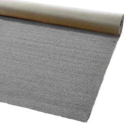 emmevi Zerbino Cocco Naturale Colorato Antiscivolo Su Misura Tappeto Ingresso Entrata 100x150 cm Grigio