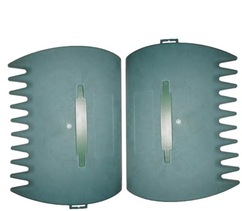 Râteau à Feuilles – Grandes Griffes à Main, pelles ergonomiques, Outil de débris de pelouse | Aide à ramasser Facilement Les Feuilles pour l' coupée, Le Nettoyage de la Cour, Le Travail en Plein