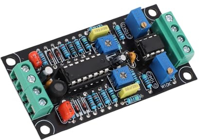 Annadue VU Meter Driver Board, Dual Channel 500uA, DB Level Meter Driver Module, Single Power Supply, Amplifier LED Display Board for Audio Stereo