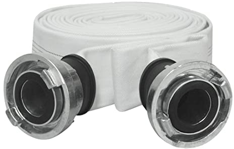 T.I.P. Tuyau de Construction Industrielle avec C-Storz 15 m - 2 Pouces, Résistant aux Intempéries et Durable, Flexible pour Drainage