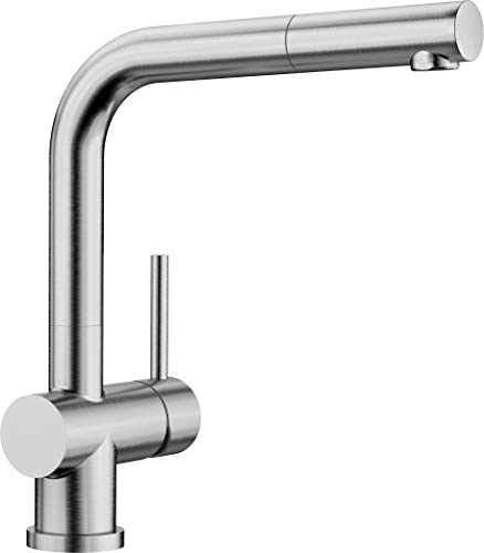 BLANCO 518716 LOMIS-S, Edelstahl Gebürstet, Hochdruck