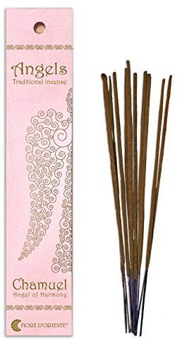 Fiore D'Oriente Angels - Incenso Chamuel 10 Bastoncini in Confezione Rosa