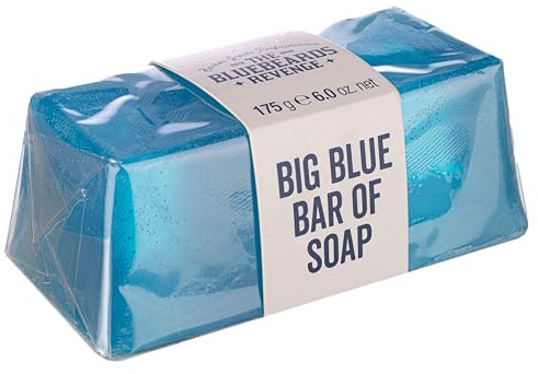 The Bluebeards Revenge, Big Blue Hand And Body Soap Bar For Men, Vegan Friendly And Low Waste Soap Bar, 175g