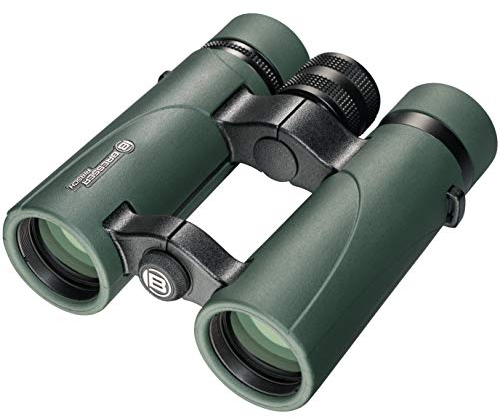 Bresser Fernglas Pirsch 10x34 mm mit hochwertiger Phasenvergütung zur Kontraststeigerung, BaK-4 Glasmaterialien, Stickstofffüllung und wasserdichtem Gehäuse, grün