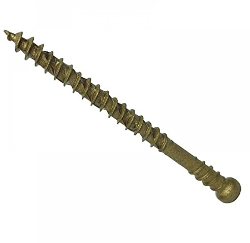 ForgeFast Reduced Head Decking Screws | 4.5 x 60mm | Tan Elementech 2000 | Tub 500