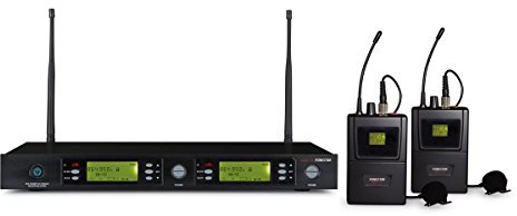 FONESTAR Micrófono inalámbrico Doble petaca UHF MSH-892-512