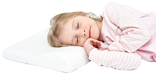Gesundheit Kinder Kissen für Bett Schlafen Hypoallergenic Memory Schaum kinderkissen Neck-Protector für Kinder（3-10 Jahre）