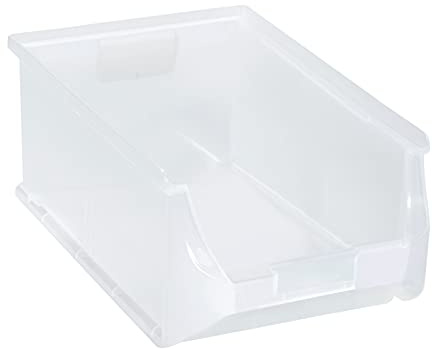 Allit 456264 ProfiPlus Box 5, transparent stapellåda, PP, V: 23 l, förvaringsvisningslåda, förvaringslåda, stapelbar