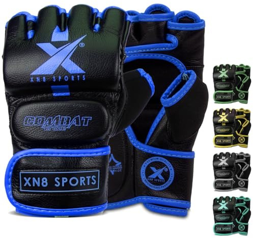 XN8 MMA Gloves Grappling Sparring Training Martial Arts For Cage Fighting, Muay Thai, Kickboxing Combat Sports and Punching bag Mitts