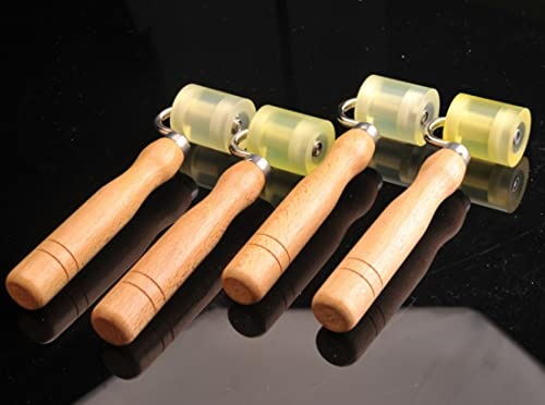 Set om 4 – 40 mm tryckrulle för kanthink och för svetsning av PVC-presenningar | tryckrulle för tapetsering | tapetsering av tryckroller – sömrulle | tryckrulle | bubbelfri tryck #1