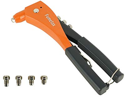 Fumetax Blind-Nietzange，Handnietzange 35#Carbonstahl，Popnietenzange mit Griffschutz，für Blindnieten von 2.4 - 4.8 mm，8122002