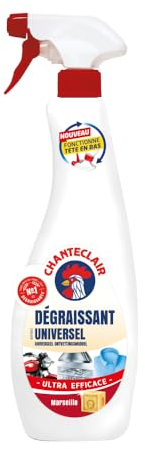 Chanteclair - Spray Dégraissant Universel Marseille Nettoyant, Idéaux sur Tout, Efficaces Partout, Fonctionne Tête en Bas - 600 ml