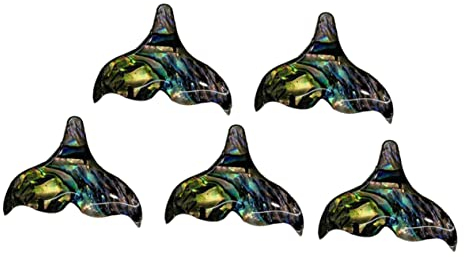 SEWOART 5stücke Handgemachte Meerjungfrau Anhänger Diy Handwerk Schmuck Anhänger Aus Abalone Muschel Naturfarben Schlüsselanhänger Schmuck Diy Material