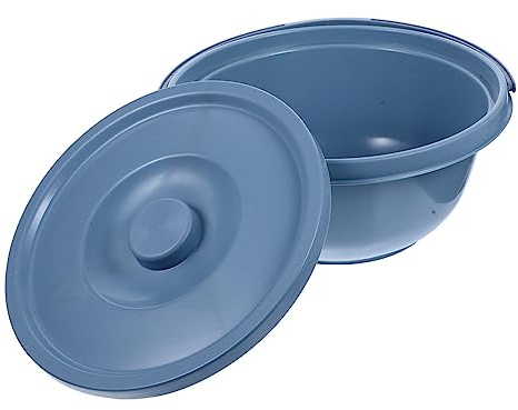 BCOATH Handlicher Spucknapf zufälliger Stil für Ältere Menschen und Schwangere Tragbarer Nachttopf mit Deckel und Griff aus Pvc rutschfest den Gebrauch zu Hause