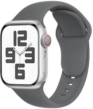 C1 pour Bracelet Apple Watch Ultra 2/Ultra/SE/Series11 10 9 8 7 6 5 4 3(49mm 46mm 45mm 44mm 42mm 41mm 40mm 38mm) Sport,Femme-Style Original&Compatibilité Universelle，Gris Boue Volcanique