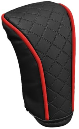 IKOPFLN Palanca de Cambios Universal Perilla de Cambios de cuero,Pomo para palanca de cambios de coche Funda de cuero, a prueba de polvo,para Coche de Automático