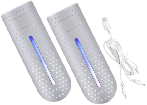 AKOOSY Asciuga Scarpe e Asciugatura in Abs Elettrico Portatile Bianco Timer Intelligente per Casa e Giornate Piovose Invernali
