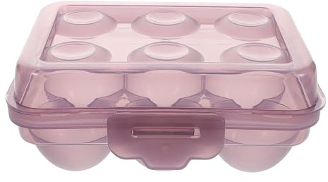 HOLIDYOYO Boîte à Œufs Rigide Cases pour Réfrigérateur Boîte de Rangement Plate et Antichoc PP Portable pour Camping et Pique- Protection Renforcée les Chocs Réutilisable