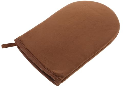 PRETYZOOM Reusable Tanning Mitt Soft Flocked Texture for Body and Back Application, Self Tanner Glove Designed for Easy Lotion Spread