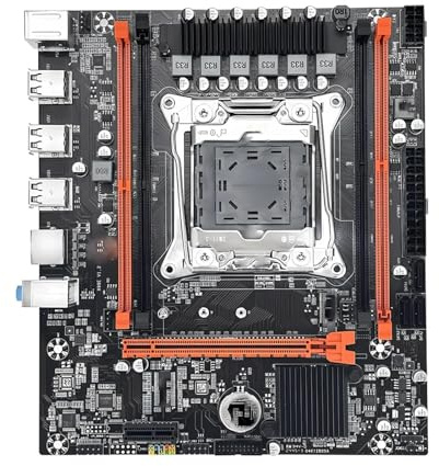 Placa Madre Conjunto de Placa Base Fit For SOYO X99 con CPU Xeon E5 2680 V4 LGA2011-3 2680 v4, 16 GB [8 GB*2] de RAM DDR4, componentes for Ordenador de Escritorio for Juegos