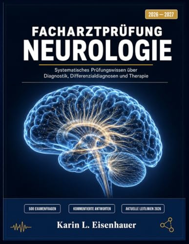 Facharztprüfung Neurologie 2026-2027: Systematisches Prüfungswissen über Diagnostik, Differenzialdiagnosen und Therapie