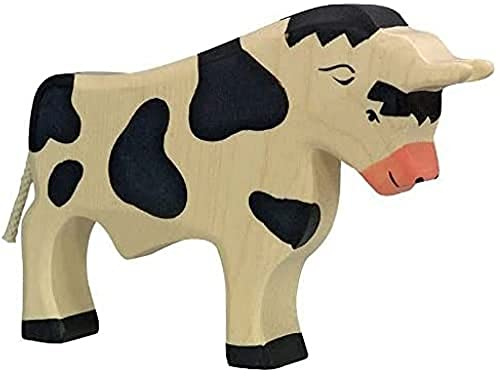 Holztiger Stier, schwarz, 80000