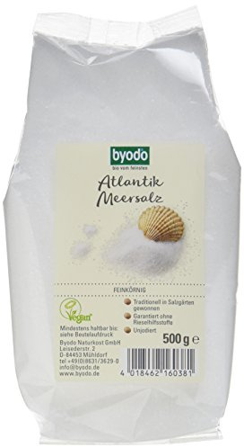 Byodo Atlantik Meersalz, feinkörnig, 7er Pack (7 x 500 g)