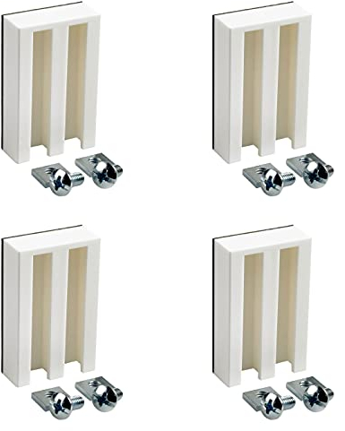 Ventanara® Universal Haftträger für Rollos und Jalousien ohne Bohren Weiß 4er Set