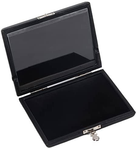 Demeras Etui f¡§1r Saxophonbl?tter, Pu Lederbezug Schwarz Saxophon Klarinette Reed Container Box Case Mit Schlitzen F¡§1r 6 St¡§1ck Schilf F¡§1r Saxophon Und Klarinette Liebhaber, Spielzubeh?r