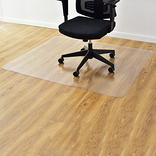 RELAX4LIFE Bodenschutzmatte, Bodenmatte, Bürostuhlunterlage geruchsfrei, Unterlegmatte, Bodenschutz Büro Stuhl, Boden Schutz Matte, Stuhlmatte Transparent, PVC-Unterlage (150 x 120 cm)