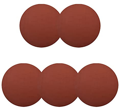 Utoolmart Discos de lijado de gancho y bucle de 12 pulgadas, papel de lija de óxido de aluminio de grano 1000 para lijadora de órbita aleatoria de madera de metal pulido automático en seco, 10