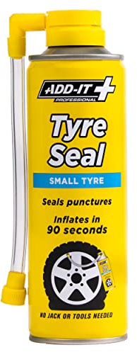 Add-It Tyre Seal, Emergency Puncture Repair, Small Tyre, 300 ml