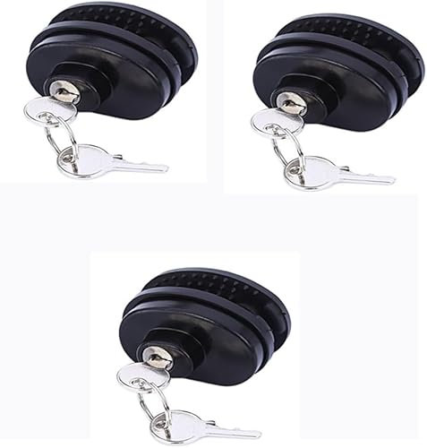 Lucchetto per armi con chiavi, nero, 3 pezzi