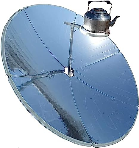 ALSUP Fours extérieurs, cuisinières solaires, cuisinières solaires paraboliques Portables 1800W, cuisinières solaires à Concentration, cuisinières solaires Pliables 59 Pouces