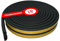 Joint Fenetre Isolation, 6M(L) X 9mm(B) X 6mm(D) Joint Fenetre, Joint Mousse Adhésif, Joint Mousse, Joint Adhesif, Pour l'insonorisation, l'anti-poussière, l'anti-collision, l'étanchéité (Noir)