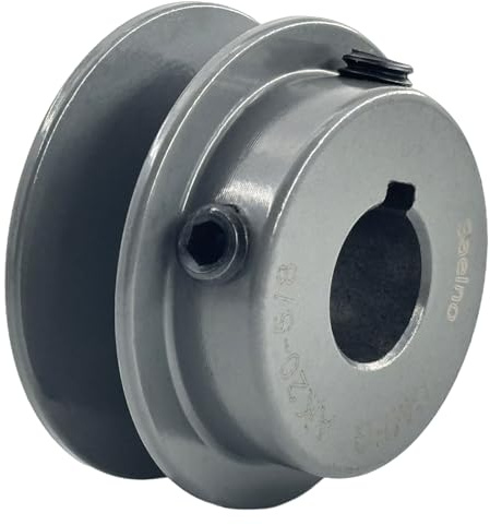 Saelno AK20-5/8 Sheaves,v Belt Pulley 5/8 inch bore 2 OD,Motor Pulley Cast Iron for A 3L 4L V-Belts,AK2058 Pulley