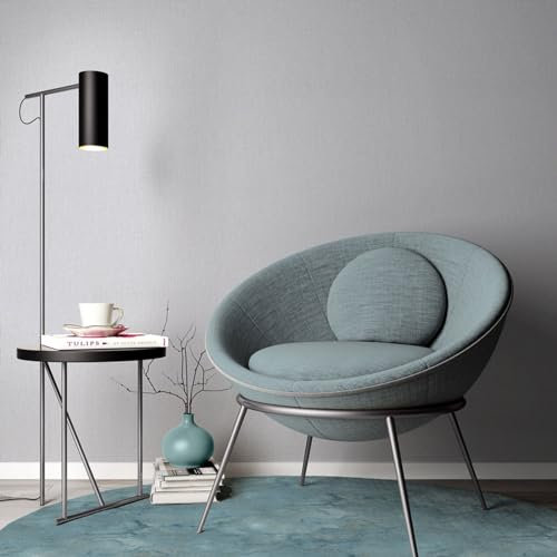 Erismann 10359-10 Papier peint intissé, couleur unie, aspect lin, structure moderne, gris clair
