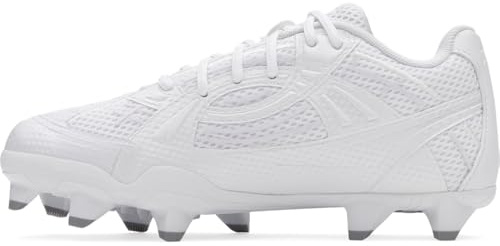 Under Armour Glyde Sola Pro - Tenis de softball para mujer, (105) Blanco/Blanco/Piedra, 38 EU
