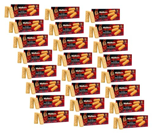 Walkers | Biscotti Scozzesi Puro Burro - 24 Blister | Confezioni Biscotti Burro | Frollini Burro e Sale Inglesi