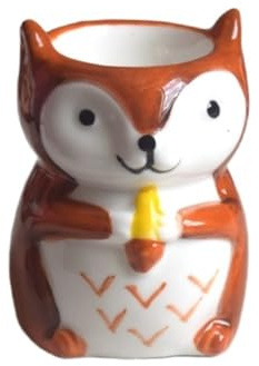 YAOHY Mignon Enfant Coquetier Oeuf Multifonctionnel Animal Père Noël Maison Table Décoration Petit Déjeuner Coquetier(Squirrel)