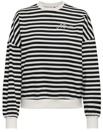 Endast Onlliza L/S Pearl Print Box SWT, svart, XL
