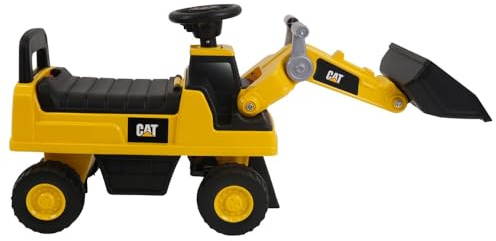 Bandits & Angels Rutschauto CAT ab 1 Jahr - Gelber Rutscher - Rutscher für Jungen - Caterpillar (Radlader)