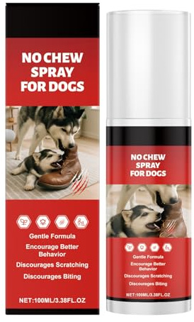 Generico Spray Antiroditura per Cani, 100ml Spray Antimorso per Cani, Agente Correttivo Amaro per Comportamento Animali Prevenzione Leccamento e Mordicchio