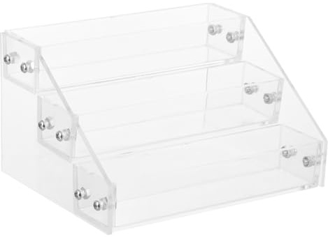 Expositor Multicapa de Acrílico para Esmaltes de Uñas | Diseño Transparente, Almacenamiento Estable, Adecuado para Rutina Diaria y Salón de Manicura