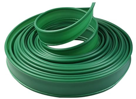 Homoyoyo Bande Isolation de Jardin PE Verte de Large Bordure Flexible Résistante Aux Intempéries pour Séparation Gazon et Pierres Réutilisable pour Aménagement Paysager