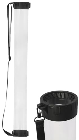 Tubo portatile per pickleball Retriever - Raccoglitore di palline trasparenti da 70 cm, estremità con presa forte, comoda funzione di conservazione | Accessorio sportivo leggero per tennis, golf, alle